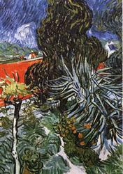 Vincent Van Gogh Dr.Gachet's Garden at Auvers-sur-Oise Spain oil painting art